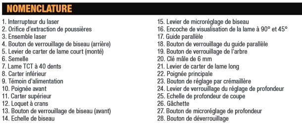 scie circulaire de précision triton