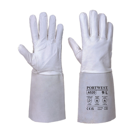 Paire de gants de soudure TIG Premium, taille L, PORTWEST - A520GRRL