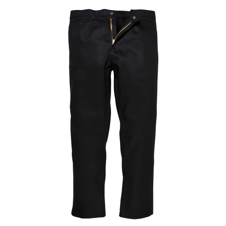 Pantalon de soudure 100% coton, taille S, PORTWEST - BZ30BKRS