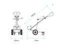 Dimensions chariot pour bouteille de gaz